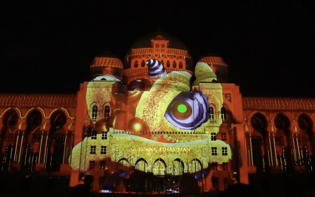 LAMPU 2019: Dasein Digital Media Team Awed Crowd at Putrajaya Light & Motion Festival