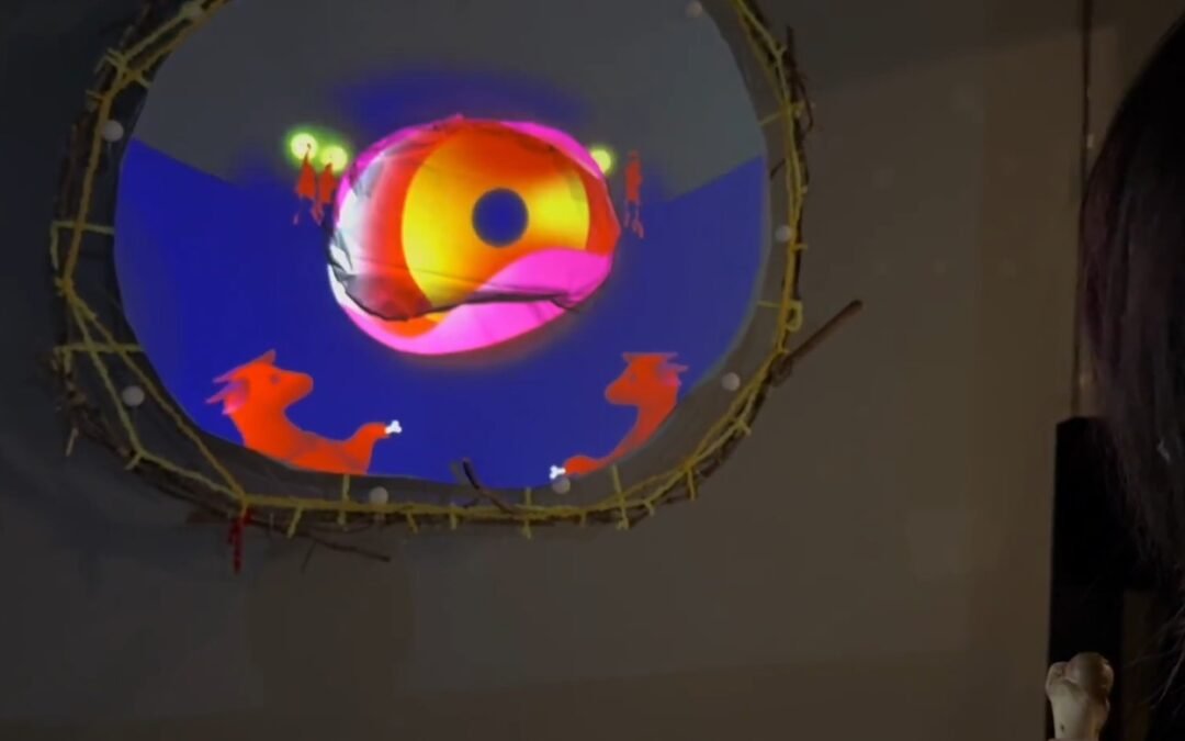 Nighty Night, Knifey Night by Sim Zi Yi | Interactive Projection Mapping