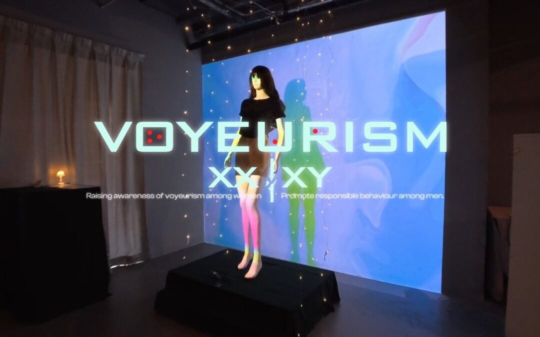 Voyeurism XX/XY by Yeo Hui Yi | Interactive Mobile Application with Projection Mapping